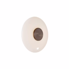 Paul Neuhaus Design wandlamp Pure Vitrum bruin 6082-34
