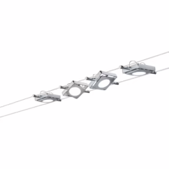 Paulmann Basisset Macled Chroom 4x4,3w