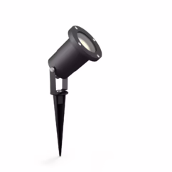 Philips Grondspot Puled Zwart Gu10 5w
