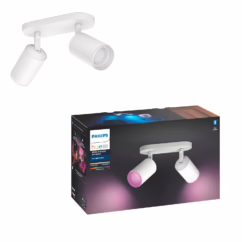 Philips Hue Opbouwspot Fugato Wit 2x5,7w