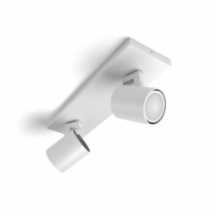 Philips Hue Opbouwspot Runner Wit 2x5w Met Hue Dimmer Switch