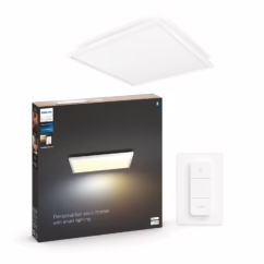 Philips Hue Plafondlamp Aurelle Wit Vierkant 39w Met Hue Dimmer Switch