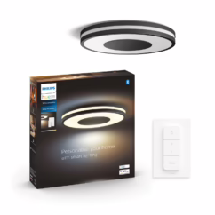 Philips Hue Plafondlamp Being Zwart 22,5w Met Hue Dimmer Switch