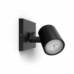 Philips Opbouwspot Runner Zwart Gu10