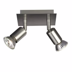 Philips Plafond Spot Carrea 2-lichts rvs 5503217PN