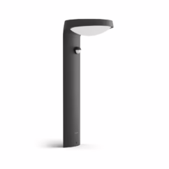 Philips Sokkellamp Tyla Antraciet 9w Met Sensor