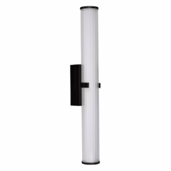 Searchlight Badkamer wandlamp Clamp 63cm zwart 63126-1BK