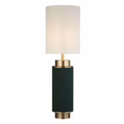 Searchlight Tafellamp Flask 72cm nikkel met vintage groen EU59041AB