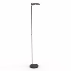 Steinhauer Led vloerlamp Turound 40w - 2200-4000K - 187cm zwart smoke glas 2993ZW
