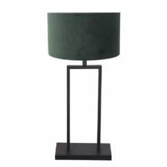Steinhauer Tafellamp 55cm Stang met groene kap 3862ZW
