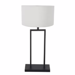 Steinhauer Tafellamp 55cm Stang met kap wit 3860ZW