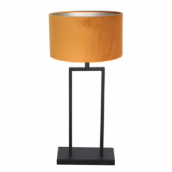Steinhauer Tafellamp 55cm Stang met oranje kap 3859ZW