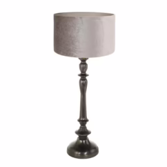 Steinhauer Tafellamp Bois met zilvere kap 3767ZW