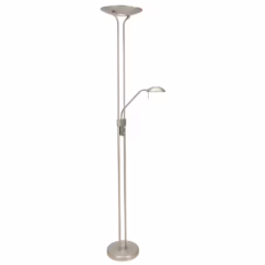 Steinhauer Vloerlamp Mexlite Up 180cm - 3000K metaalgrijs 7500ST