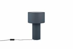 Trio Design tafellamp Bale blauw 505200112