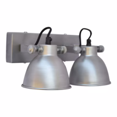 Urban Interiors Wandlamp Double Antique zink AI-WL-DBL-21-AZ