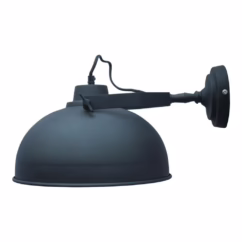 Urban Interiors Wandlamp Urban Vintage 30 cm zwart AI-WL-14-VB