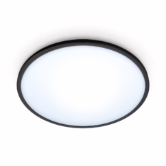 Wiz Plafondlamp Superslim Zwart ⌀29,2cm 16w