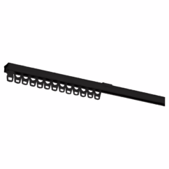 Baseline Gordijnrails Plus Compleet Zwart 210 - 400 Cm