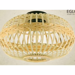 Eglo Plafondlamp Towcester Natuur ⌀25cm E27