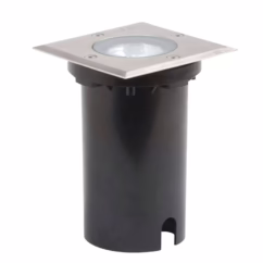 KonstSmide GrondSpot 11cm vierkant RVS - 7608-000