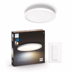 Philips Hue Plafondlamp Aurelle Wit ⌀40cm Met Hue Dimmer Switch