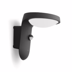 Philips Solar Wandlamp Tyla Antraciet 1,2w Met Sensor