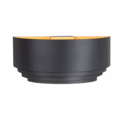 Highlight Design wandlampElena zwart met goud - W3646.01
