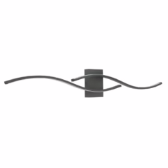 Highlight Design wandlampOnda zwart golf - W3527.01