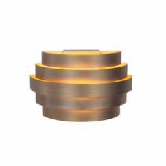 Highlight Design wandlampScudo koper brons met goud 20cm - W3640.32