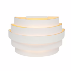 Highlight Design wandlampScudo wit met goud 20cm - W3640.00
