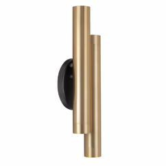 Highlight Design wandlampTrend dubbel messing - W3731.38