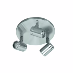 Highlight SpotRain nikkel 3-lichts rond - S7372.30
