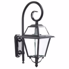 KS Verlichting Italiaanse wandlampAmstelrade zwart - 7236