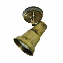 Limehouse Landelijke plafondlampSpot 10cm - gepoetst goud (PBUL) - 815