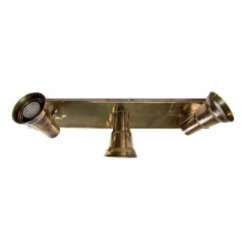 Limehouse Landelijke plafondlampSpot Beam 3-lichts - messing (PB) - 815B3