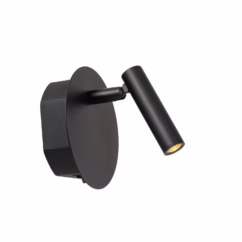 Lucide Draadloze Wandlamp Jolijn Magnetisch Zwart ⌀10,2cm 2w