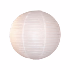 Corep Hanglamp Bol Wit Japans Papier E27