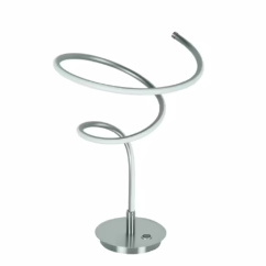 Highlight Design tafellampCurle nikkel Ø 27cm - T1570.30