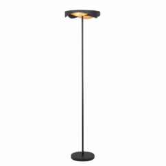 Highlight Design vloerlampAscoli zwart met goud Ø 36cm - V4540.01