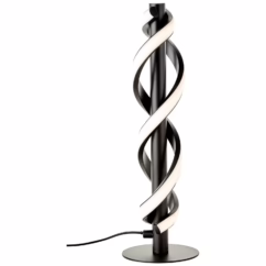 Brilliant Tafellamp Amalie Zwart 9w