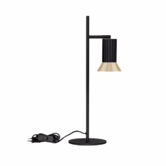 Lyora Design tafellampLuvia zwart met goud - 9011448