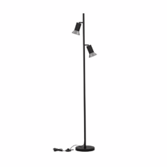 Lyora Design vloerlampLuvia zwart met brons - 9011451