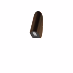 Lyora Strakke wandlampSoren roestbruin - 9050728