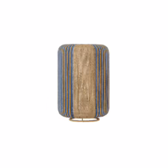 Lyora TafellampAbby Ø 33cm bruin met blauw - 9586611