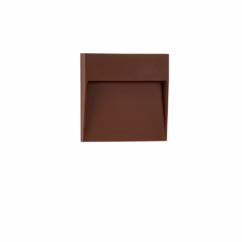 Lyora Vierkante wandlampFem roestbruin - 9136442