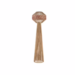 Lyora VloerlampMapi Ø 42cm rood met bruin - 9586607