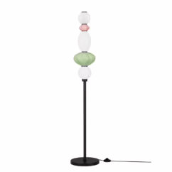 Lyora VloerlampOneta wit - roze - groen - 9009160