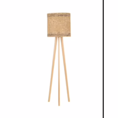 Lyora VloerlampPlette rotan - 9586528
