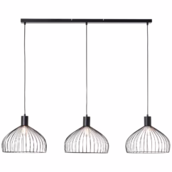 Brilliant Hanglamp Blacky 3xe27